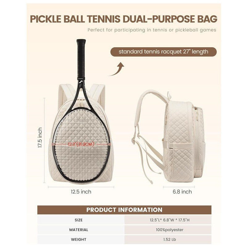 Quilted Tennis Racket Backpack Kalsten 1789074113
