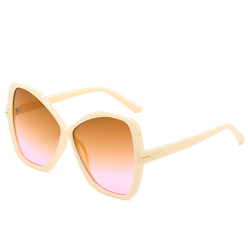 Fashionably Oversized Geometric Sunglasses Kalsten
