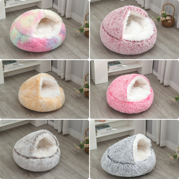Women's cozy round pet bed Kalsten