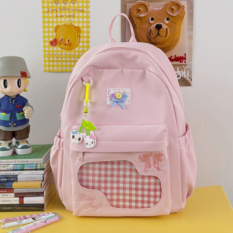 Trendy Graphic Print Backpack