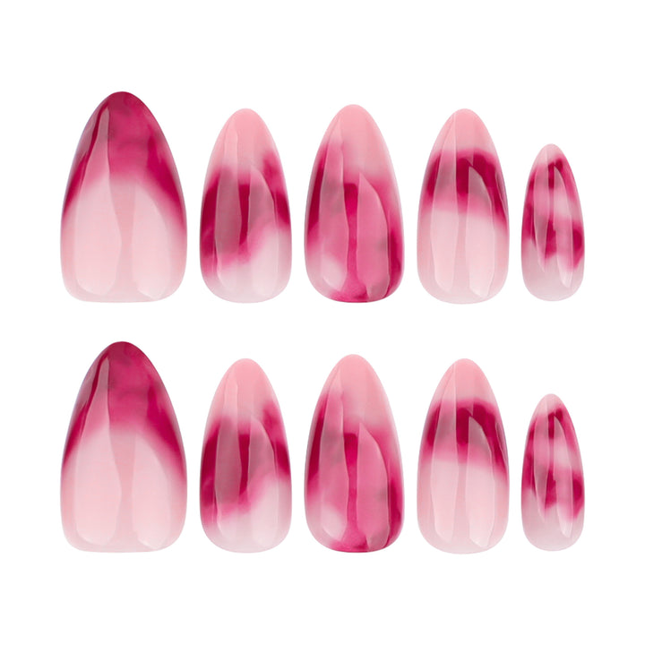 Artistic stiletto nails with glamorous gradient Kalsten
