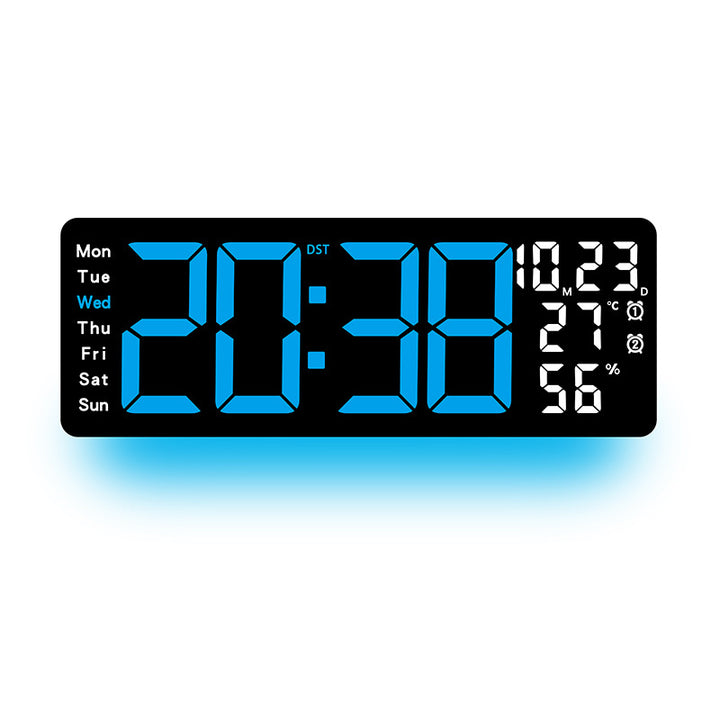 Digital Multi-Function Alarm Clock with Color LED Display Kalsten