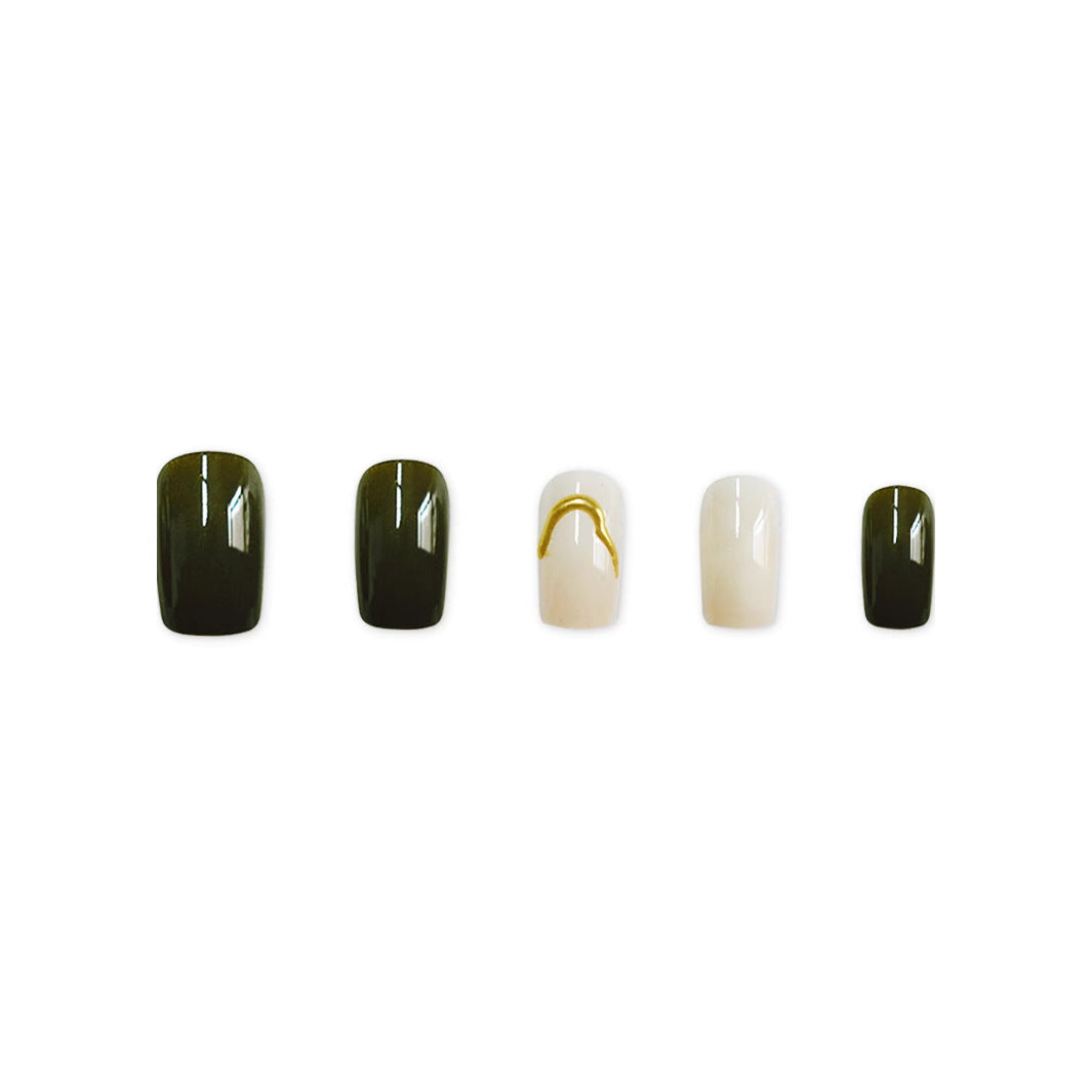 Artistic Press-On Nail Design Kalsten