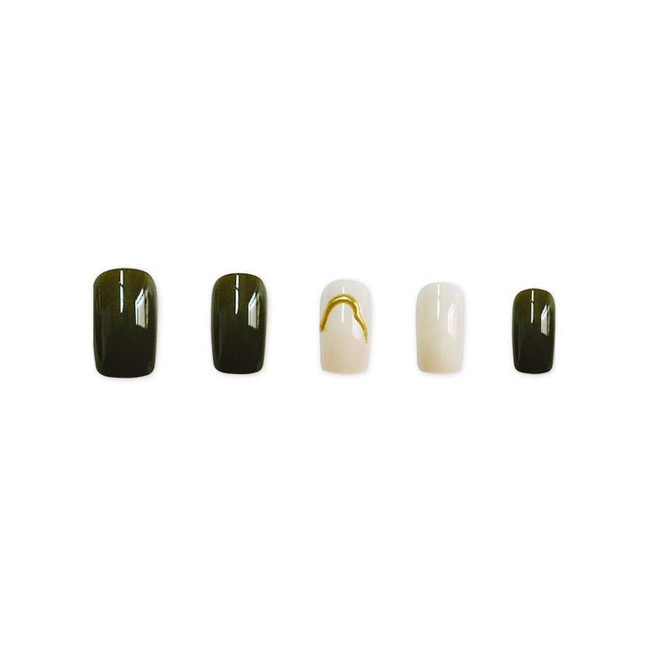 Artistic Press-On Nail Design Kalsten