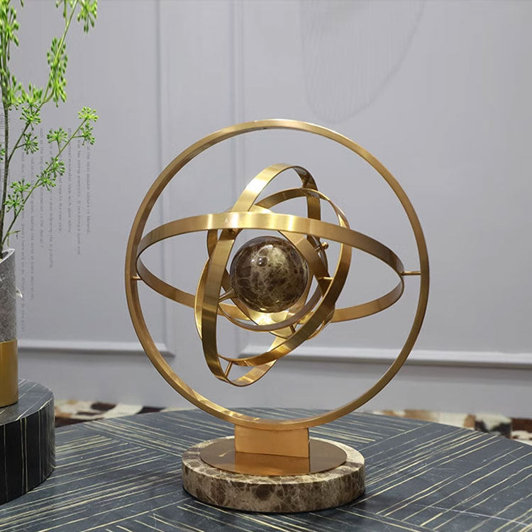 Decorative Orbital Table Sculpture