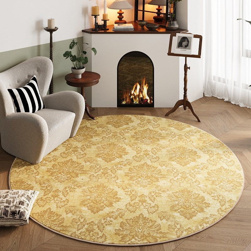 Round Vintage Area Rug