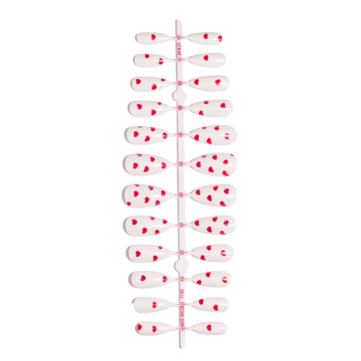 Trendy Heart-Decorated Nail Art Kalsten