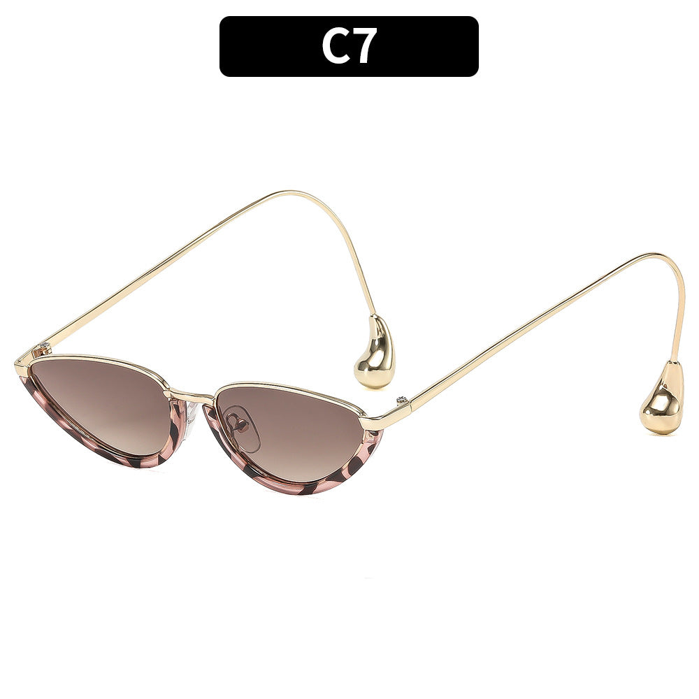 Sculptural Retro-Inspired Cat-Eye Sunglasses