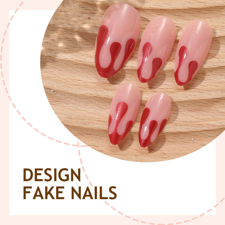 Artificial Nail Set with Modern Accents Kalsten