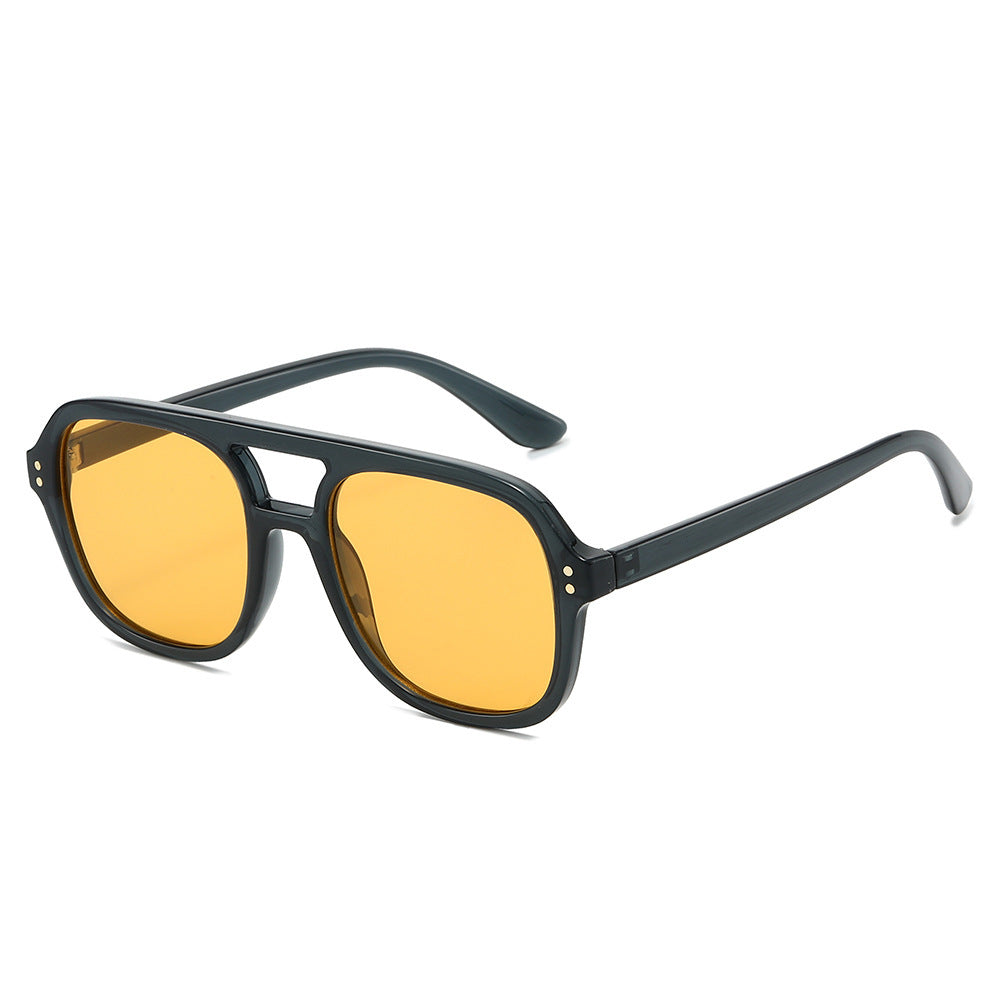 Bold Geometric Frame Sunglasses Kalsten