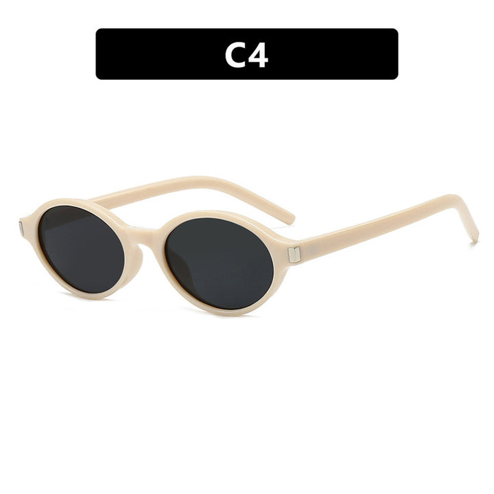 Women's elegant round sunglasses with modern frame Kalsten