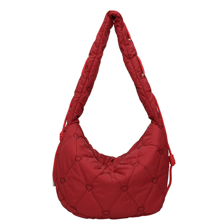 Quilted Heart Pattern Handbag