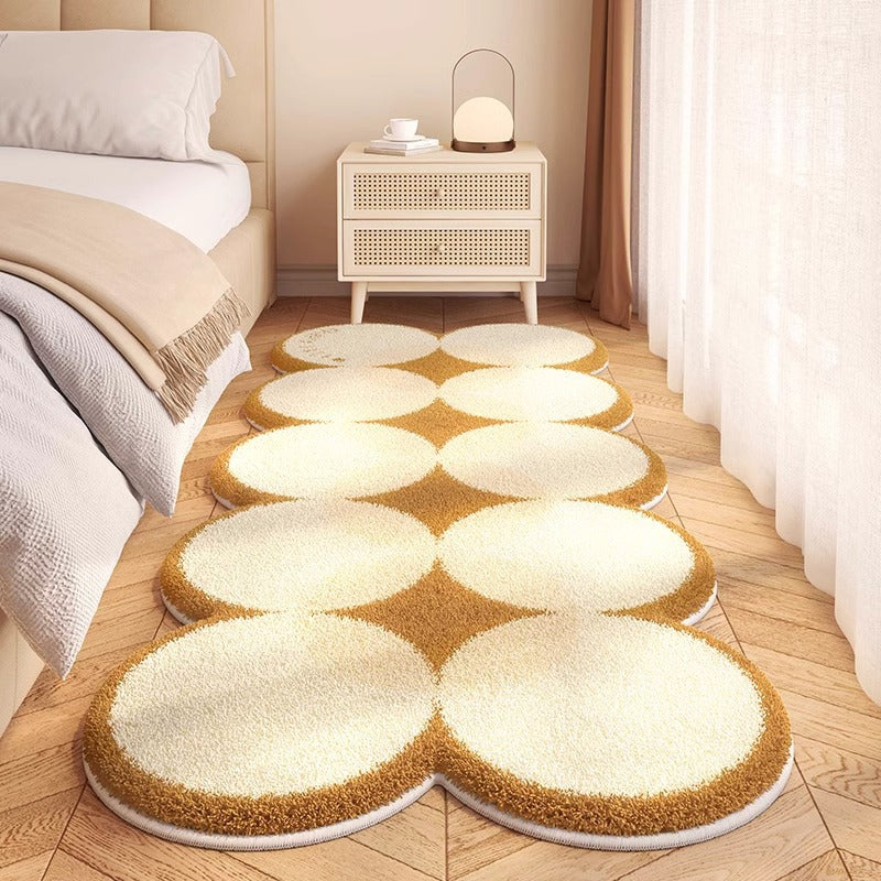 Artistic Wavy Edge Area Rug for Home Decor