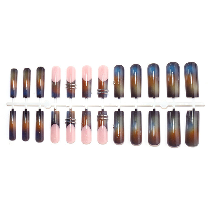Ombre Press-On Nails Set Kalsten