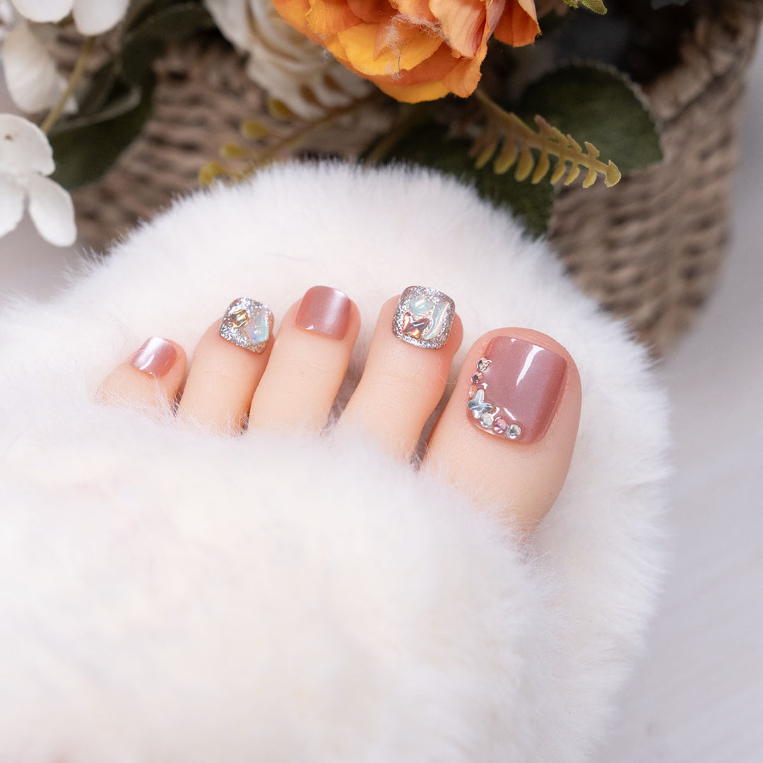 Decorative Rhinestone Toe Nail Art  1791110770