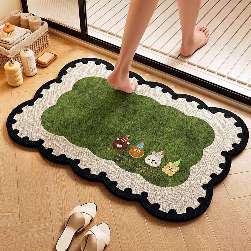 Playful Animal-Themed Bath Mat