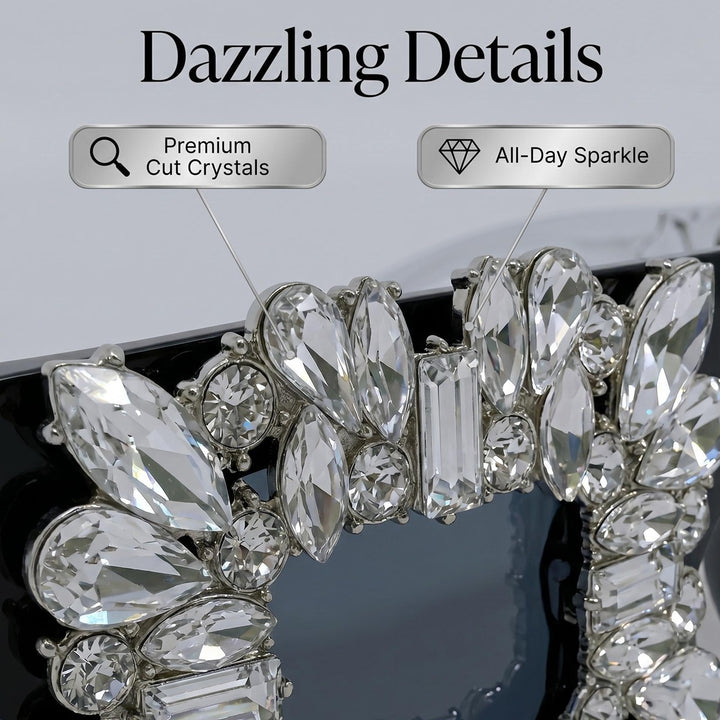 Women's sunglasses in vintage design with sparkling crystal embellishments Kalsten