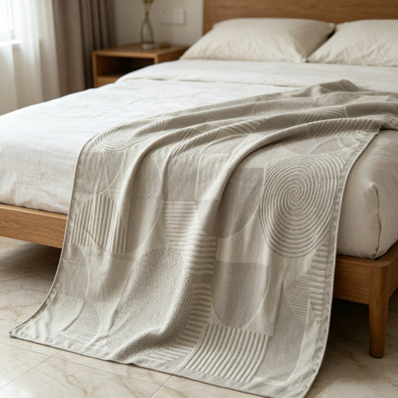 Artistic Patterned Throw Blanket