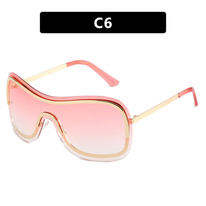 Women's sporty oversized sunglasses with elegant design Kalsten