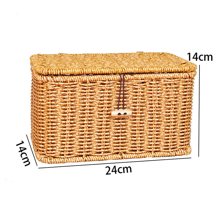 Handcrafted Wicker Storage Chest Kalsten