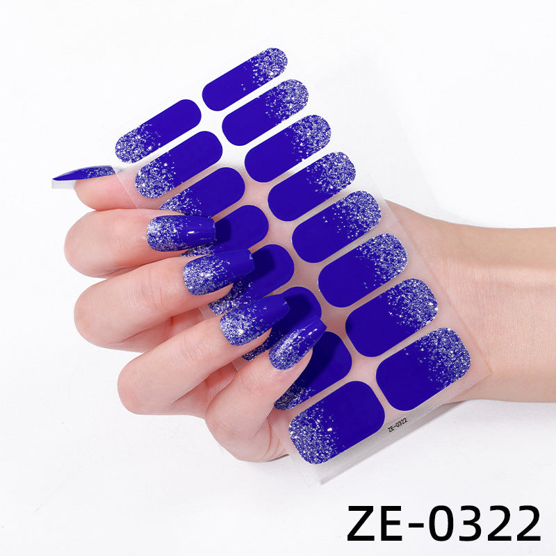 Premium Sparkling Glitter Nail Wraps