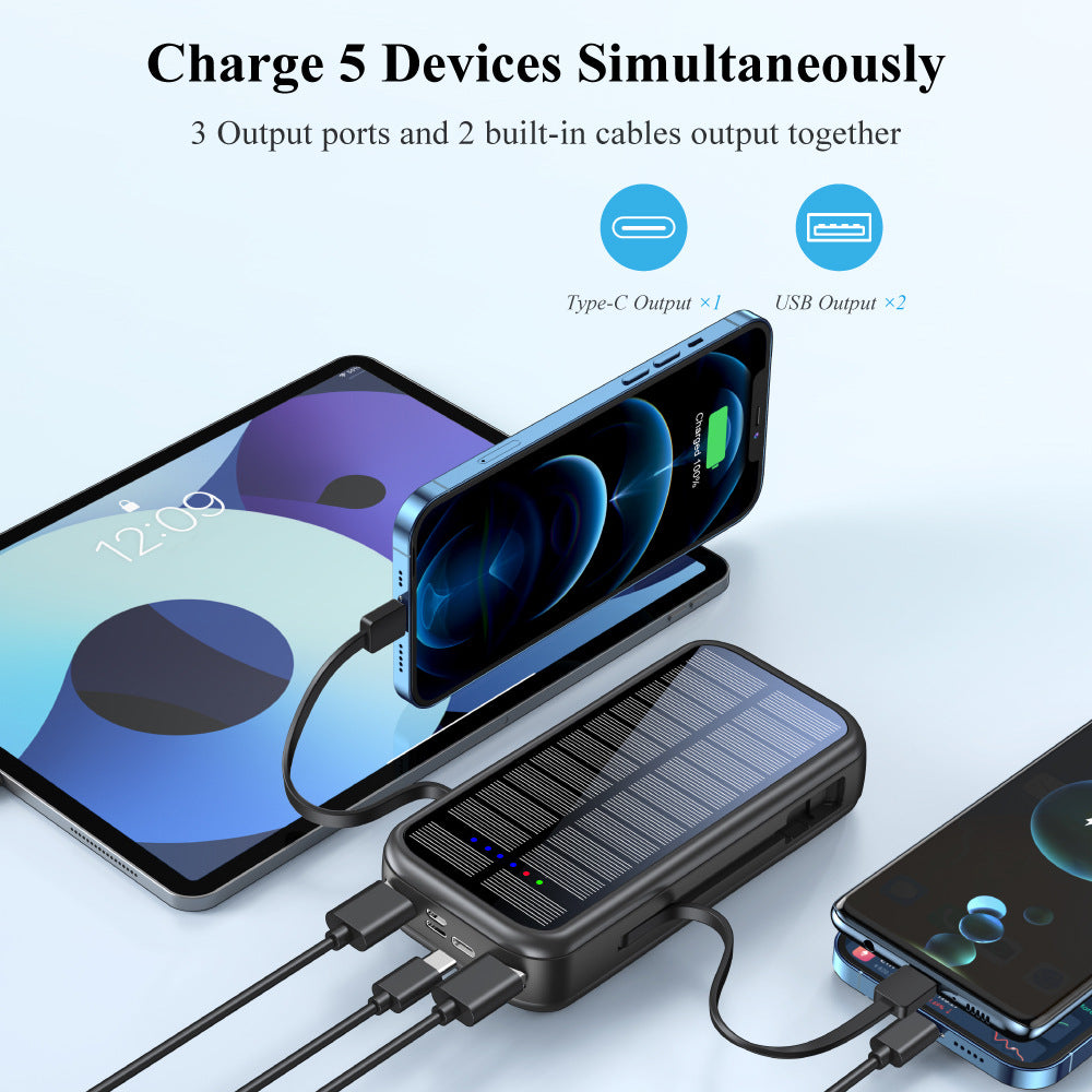 Solar-powered power bank with integrated fast charging function Kalsten