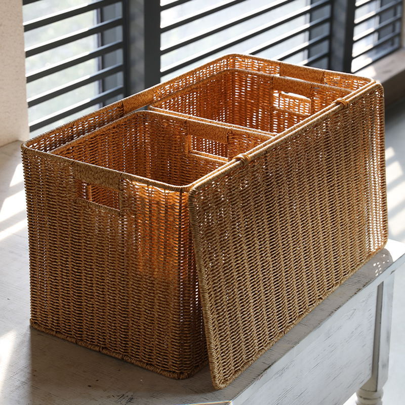 Crafted Wicker Storage Chest Kalsten