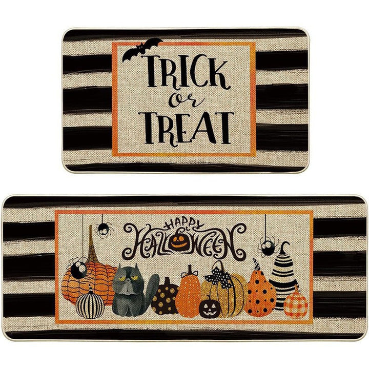 Halloween Themed Kitchen Mat Set