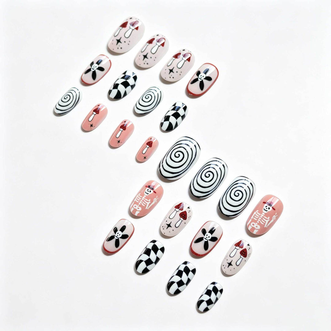 Creative Artistic Halloween-Themed Nail Art
