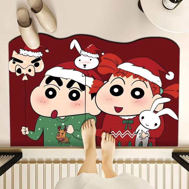 Playful Cartoon-Themed Floor Mat Kalsten