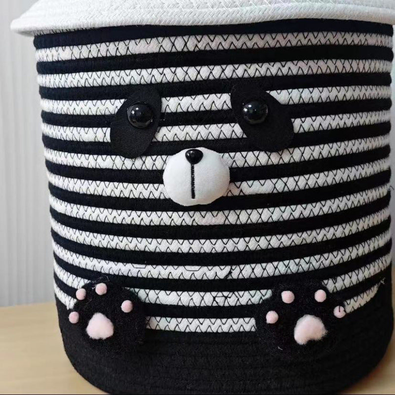 Funny Seat Pouf in Panda Design Kalsten