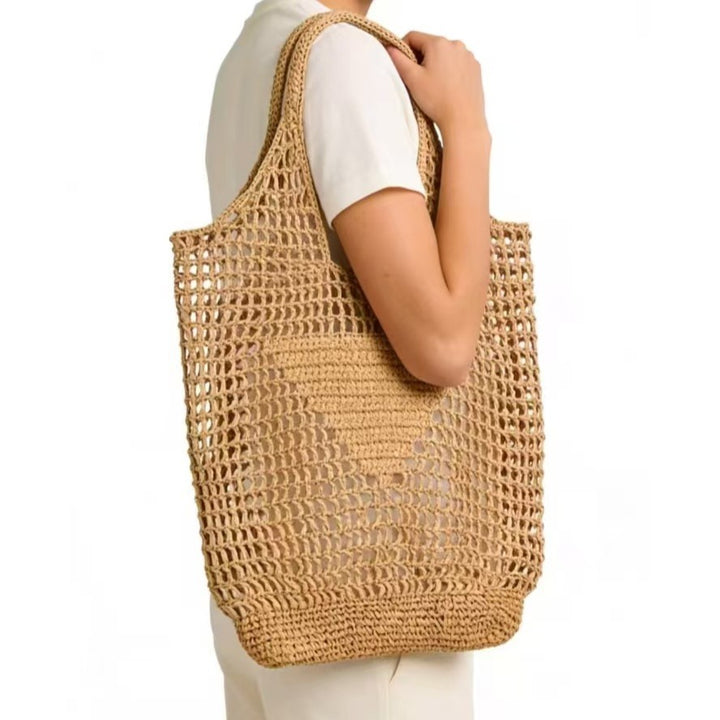 Hand-knotted net tote bag Kalsten
