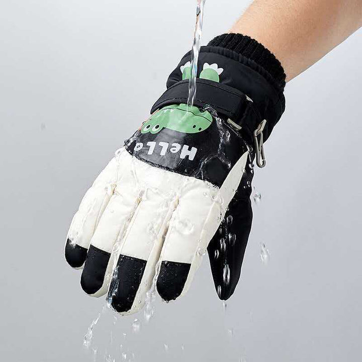 Children's Fun Dinosaur-Themed Snow Gloves Kalsten