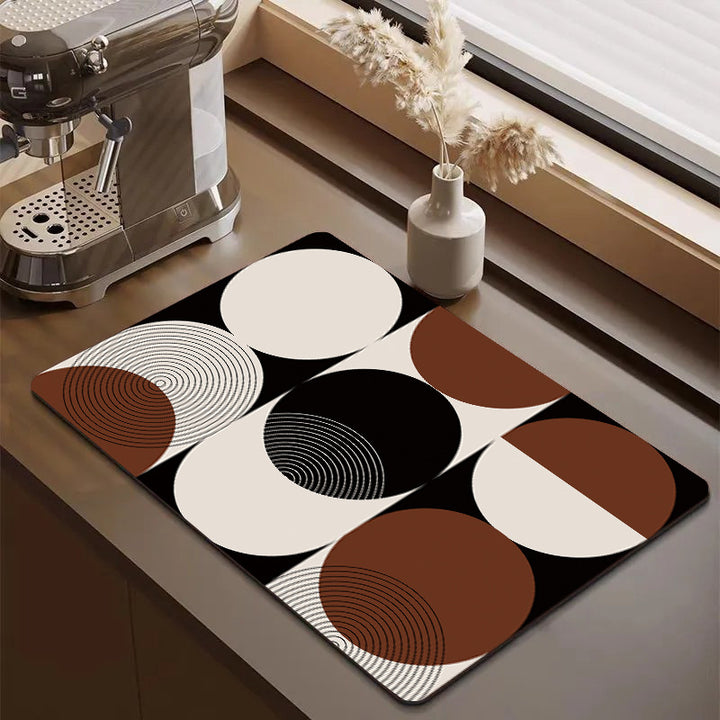 Cute Cartoon Food-Themed Kitchen Mat Kalsten