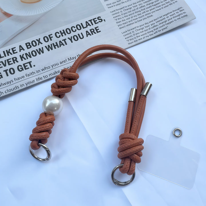Elegant Knotted Leather Keychain Holder Kalsten