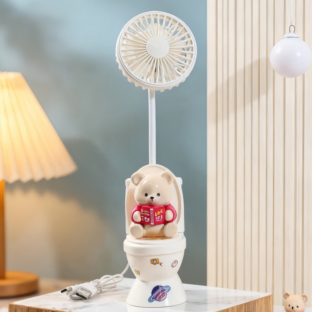 Unisex Creative Table Fan with Processed Design Kalsten