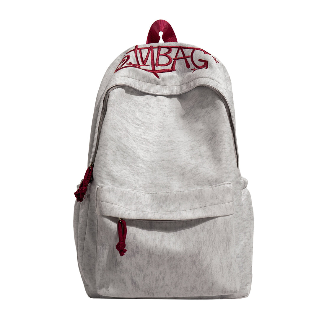 Casual Backpack with Cute Plush Keychain Kalsten