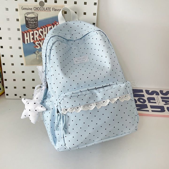 Cute Decorative Polka Dot Backpack Kalsten
