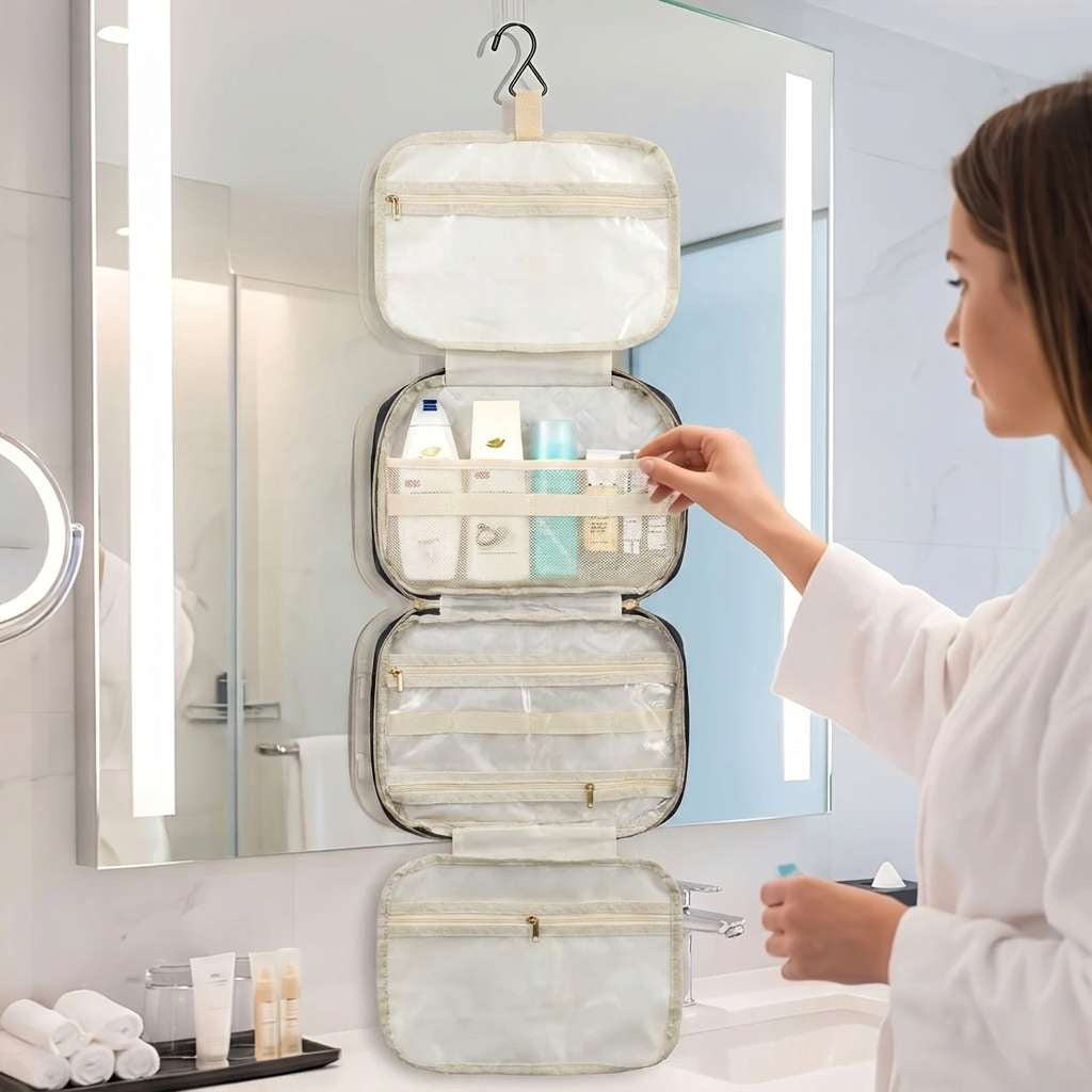 Cosmetic Organizer with Multifunctional Compartments Kalsten