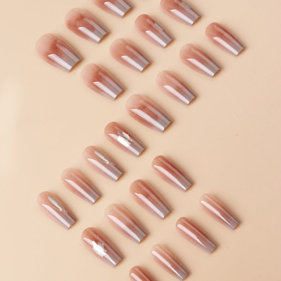 Elegant Glossy Press-On Nail Tips Kalsten