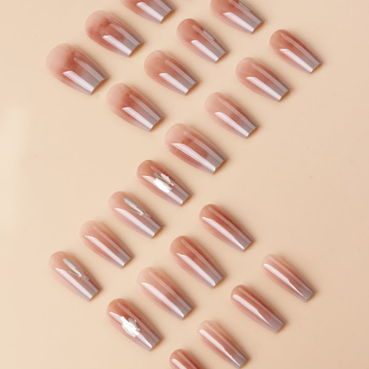 Elegant Glossy Press-On Nail Tips Kalsten