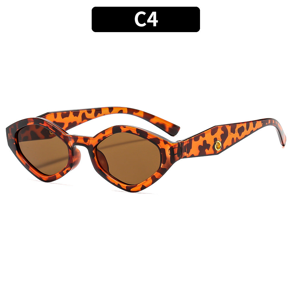 Fashionable Geometric Frame Sunglasses