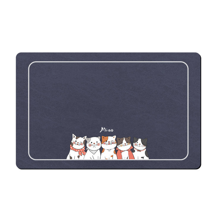 Cat-Themed Decorative Entry Mat Kalsten