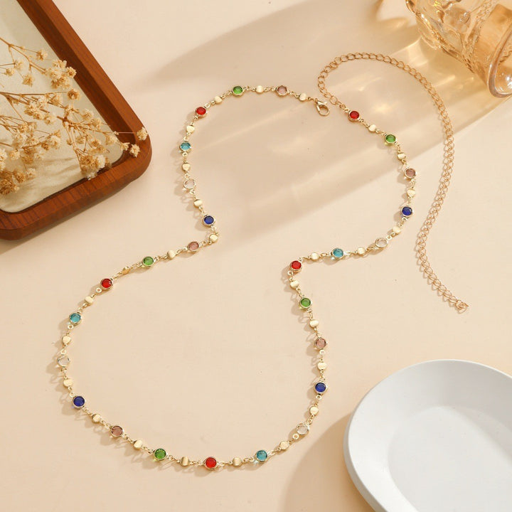 Colorful Gemstone Eyewear Chain Kalsten