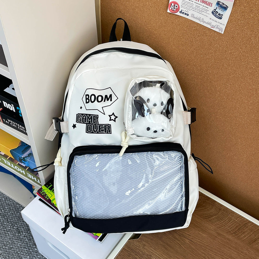 Playful Graphic School Backpack Kalsten