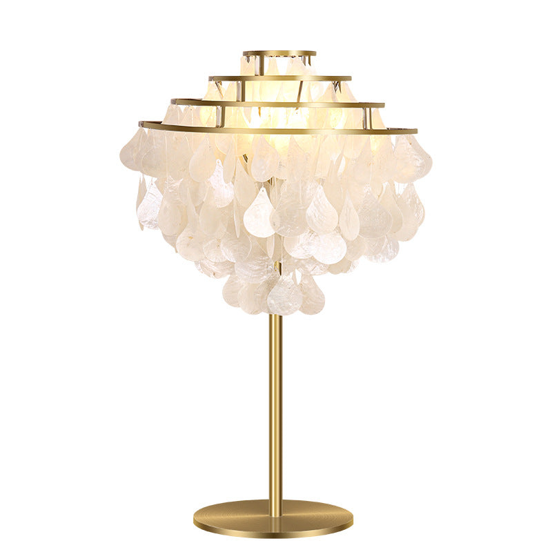 Decorative Capiz Shell Table Lamp