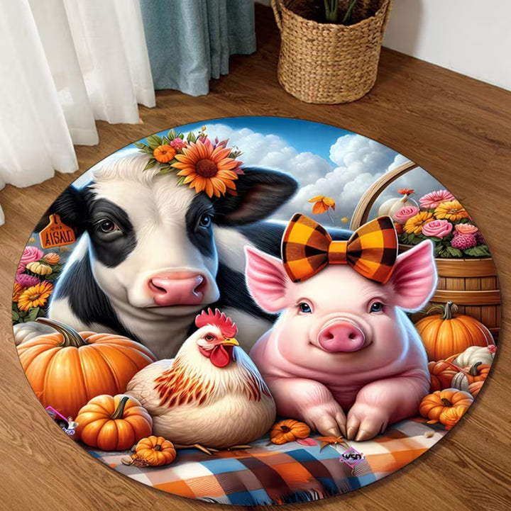 Round Welcome Mat