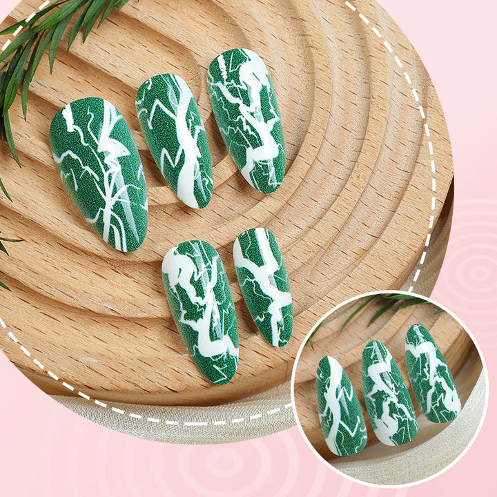 Artistic Abstract Press-On Nail Set