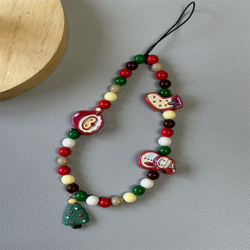 Holiday-Themed Beaded Eyewear Strap Kalsten