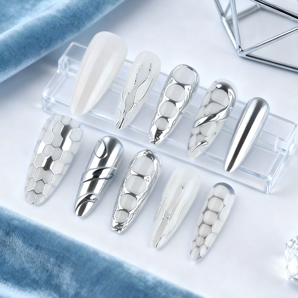 Artistic Textured Nail Tips Kalsten